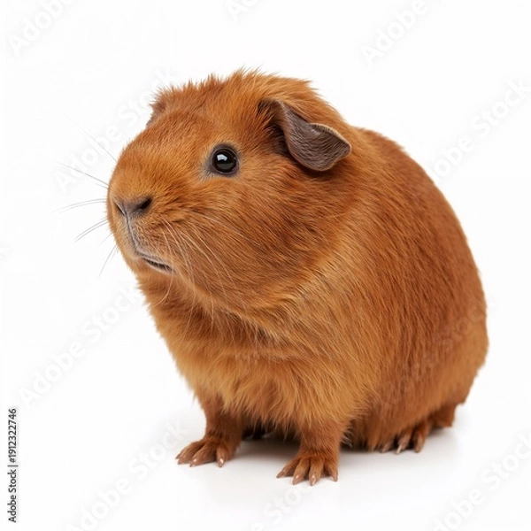 Obraz Isolated brown guinea pig