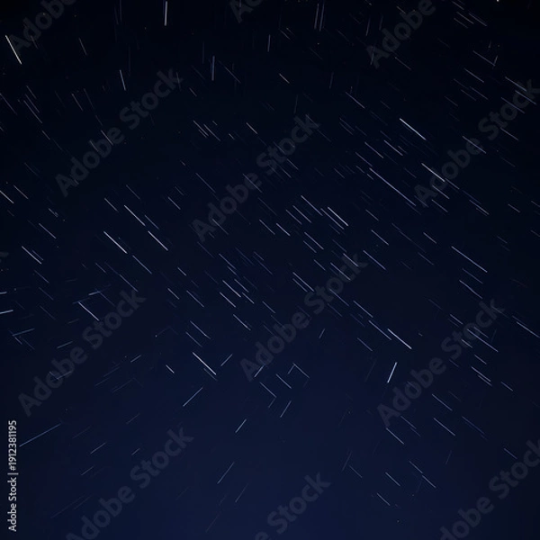 Obraz Night Sky Light Trails Video Capturing Star Motion.