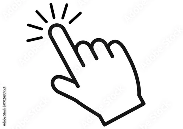 Obraz クリック, チェック, 注目, 選ぶ, 指, 押す, 注意, 決定, タッチ, おすすめ, 案内, 重要, 選択, 発見, 検索, ピクトグラム, カーソル, ポインター, マウス, 指す, 記号, マーク, ワンポイント, シンボル, サイン, タップ, スワイプ, ポイント, 手, 人差し指, イチ押し, スライド, アイコン, シンプル, プッシュ, イラスト, マウスカーソル, 矢印, ダ