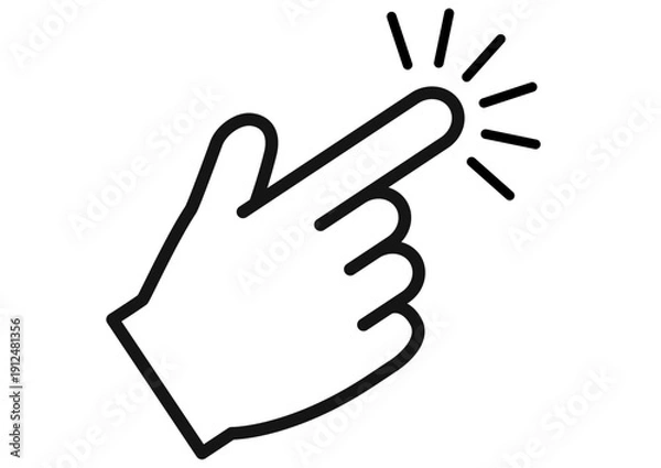 Obraz クリック, チェック, 注目, 選ぶ, 指, 押す, 注意, 決定, タッチ, おすすめ, 案内, 重要, 選択, 発見, 検索, ピクトグラム, カーソル, ポインター, マウス, 指す, 記号, マーク, ワンポイント, シンボル, サイン, タップ, スワイプ, ポイント, 手, 人差し指, イチ押し, スライド, アイコン, シンプル, プッシュ, イラスト, マウスカーソル, 矢印, ダ