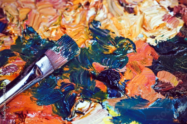 Fototapeta смешивающая краска