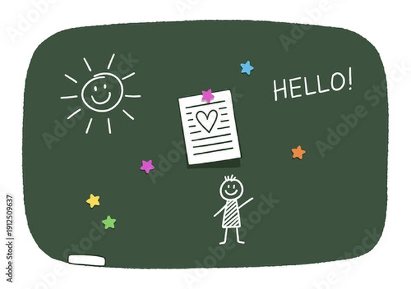 Obraz Star Memo Board