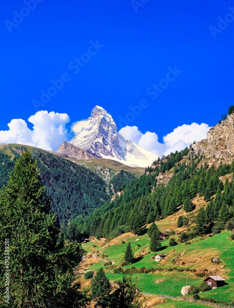 Obraz ツェルマット・マッターホルンの絶景