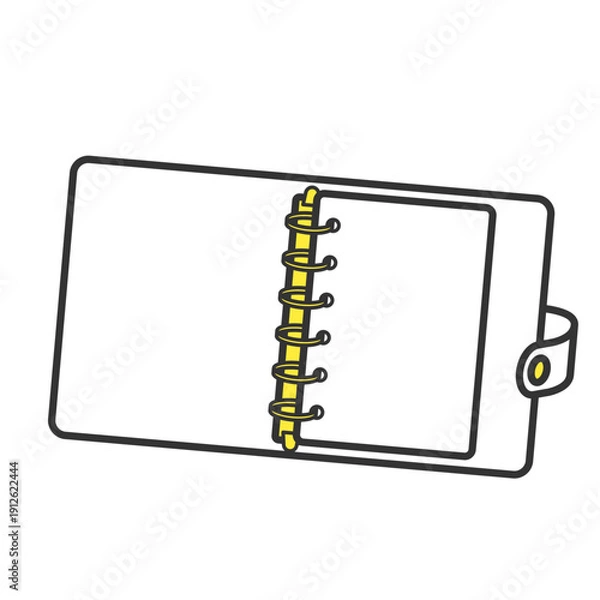 Obraz シール帳として使える透明バインダー