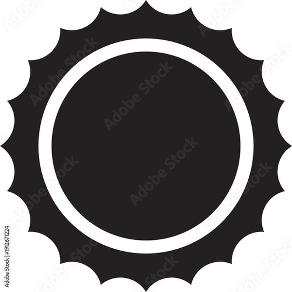 Fototapeta sun icon illustrator design 