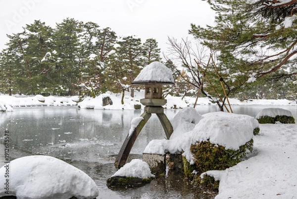 Obraz 真冬の兼六園