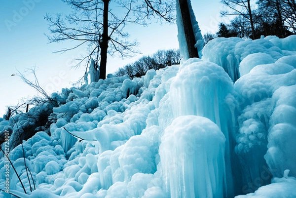 Obraz 氷の芸術　あしがくぼの氷柱
