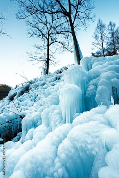 Obraz 氷の芸術　あしがくぼの氷柱