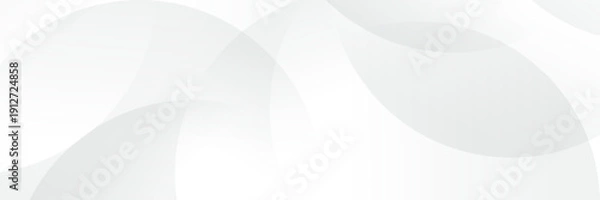 Fototapeta Abstract pattern white geometric banner design background.