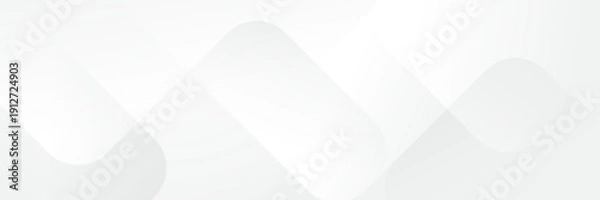 Obraz Abstract pattern white geometric banner design background.