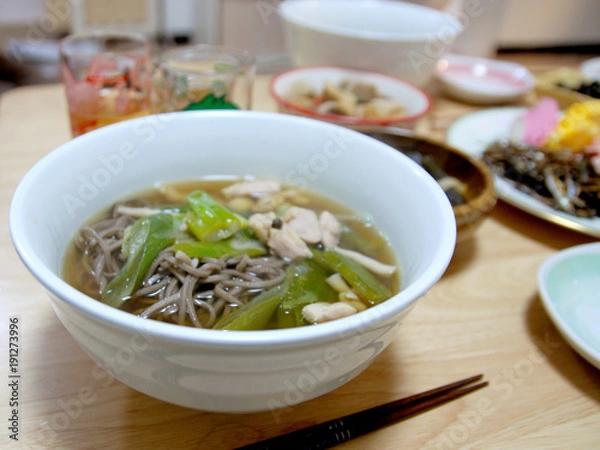 Obraz そばの食卓