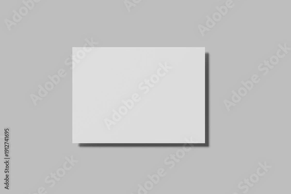 Obraz A6 Postcard Blank Mockup