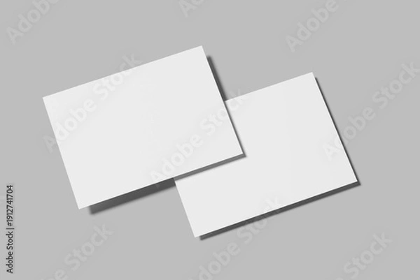 Obraz A6 Postcard Blank Mockup