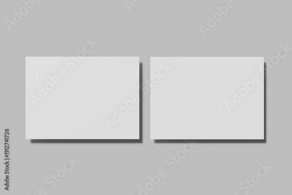 Obraz A6 Postcard Blank Mockup