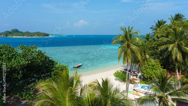 Obraz Maldives. Beach in Rasdhoo	