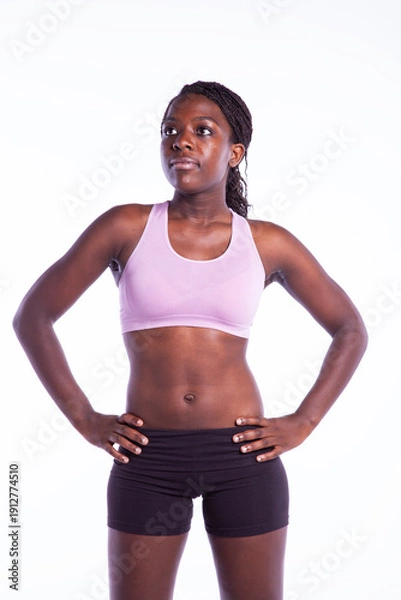 Obraz Powerful athletic woman