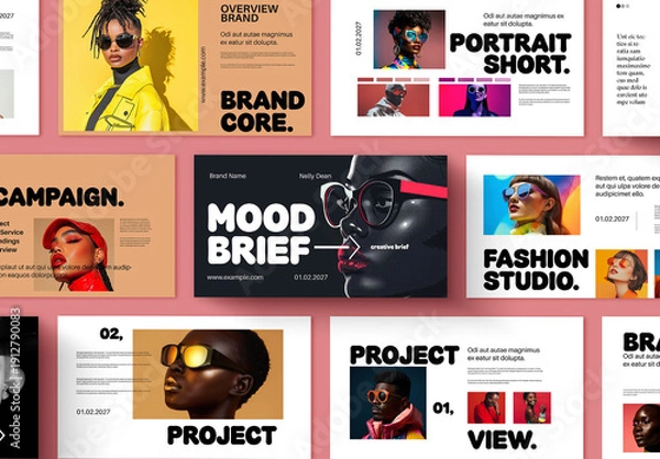 Obraz Mood Brief Board Design