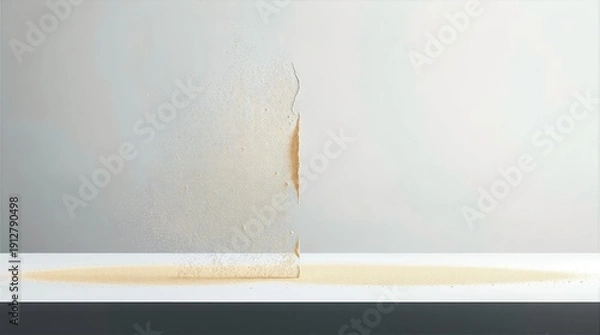 Obraz Clean air versus pollen dust background