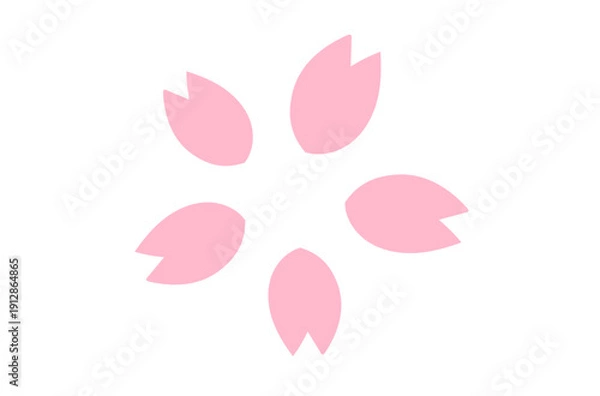 Obraz 桜の花びらのアイコン