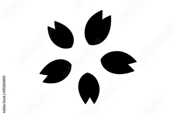 Obraz 桜の花びらのアイコン