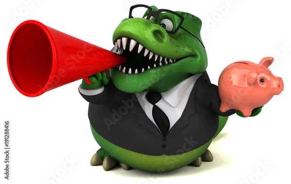 Obraz Fun Trex - 3D Illustration