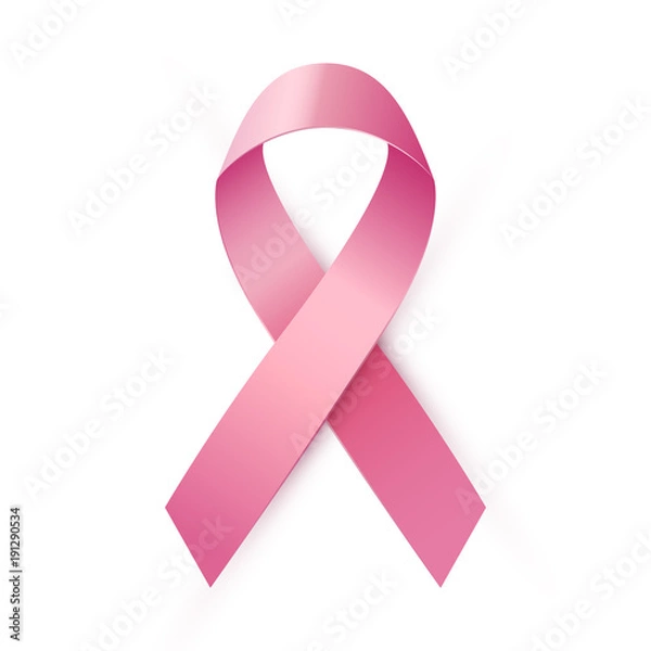 Obraz Vector pink ribbon