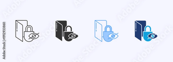 Obraz Ethics Icon Set Multistyle Various Collection Element For Design