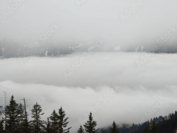 Obraz clouds mountain