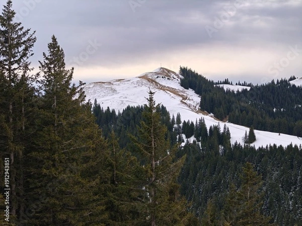 Obraz snow covered mountains