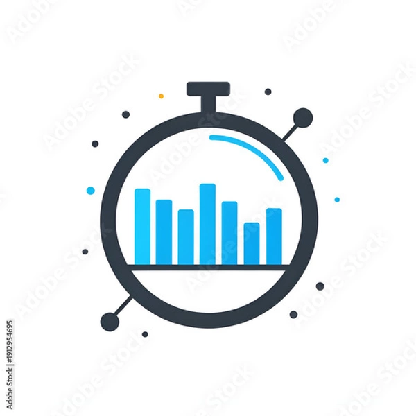 Obraz Analytics icon in vector. Logotype
