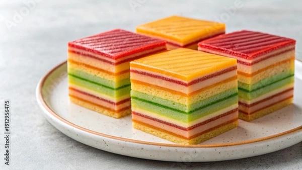 Obraz malaysian kuih lapis 