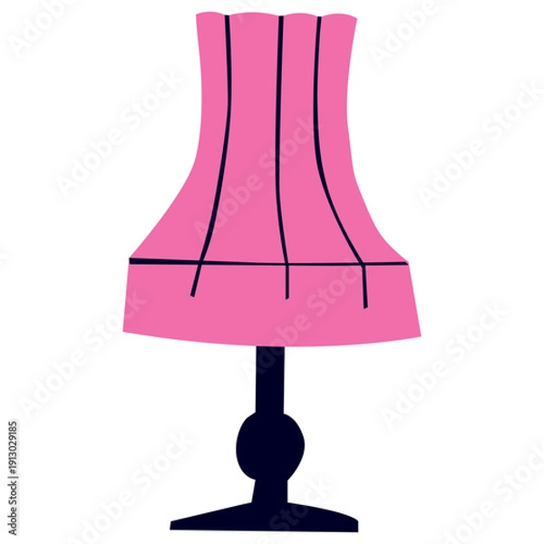 Fototapeta Table Lamp Illustration
