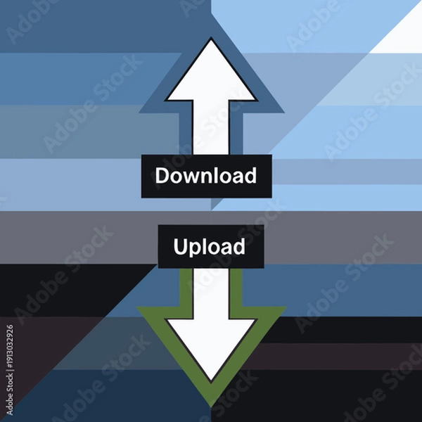 Obraz abstract background with arrows