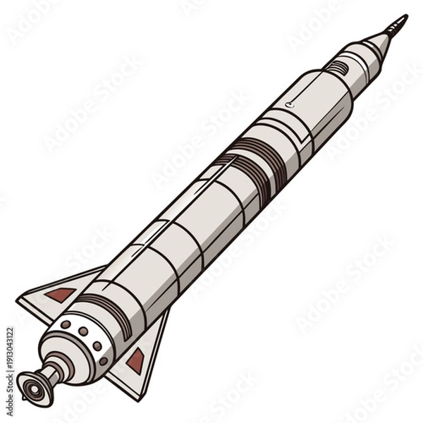Obraz Rocket Booster Segmented Body - Space Vehicle
