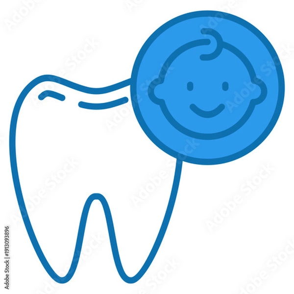 Obraz Pediatric Dental Icon