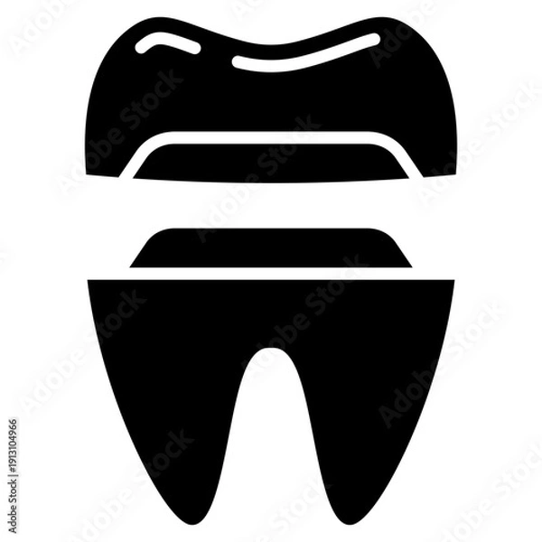 Obraz Dental Crown Icon