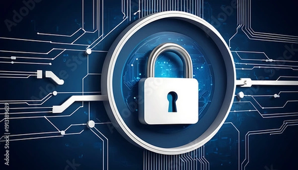 Obraz Multi-Factor Authentication (MFA) and Multi-Level Security Implementation Depicting Advanced Identity Verification, Access Control, Data Protection, and Cybersecurity Strategies