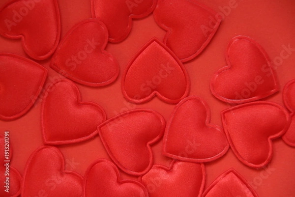 Obraz Hearts. Love valentine background
