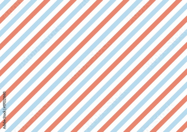 Obraz Red and blue diagonal striped background 