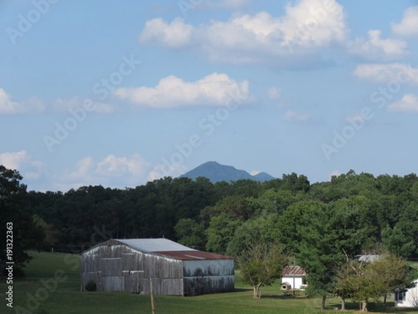 Fototapeta old Tennessee barn