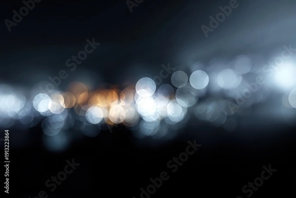 Obraz dark abstract bokeh light background