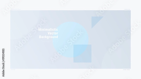 Obraz Abstract minimalistic gradient geometric modern vector background. Gradient Geometry Forms. Graphic design. Creative concept.