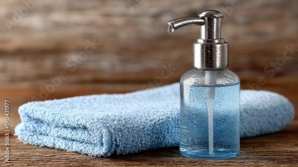 Obraz towel and lotion