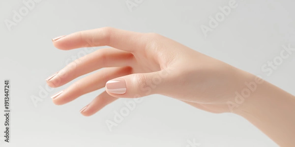 Obraz スキンケア・美容コンセプトのエレガントな手元　ハンドケアのイメージ
