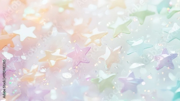 Obraz キラキラ星の背景