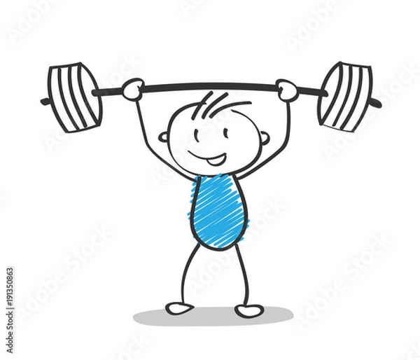 Obraz Strichmännchen / Sport / Vektor 