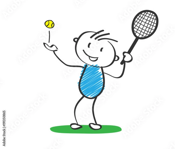 Obraz Strichmännchen / Sport / Vektor 