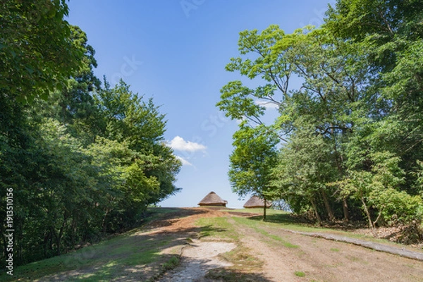 Obraz 新潟　古津八幡山遺跡