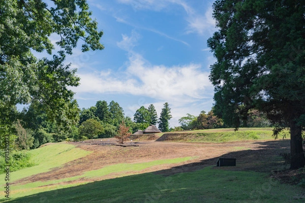 Obraz 新潟　古津八幡山遺跡