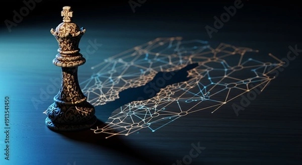 Obraz Concealed Intentions: Chess Master Plan